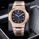 Best Clone Patek Philippe Nautilus Frosted Rose Gold Watches 40mm (6)_th.jpg